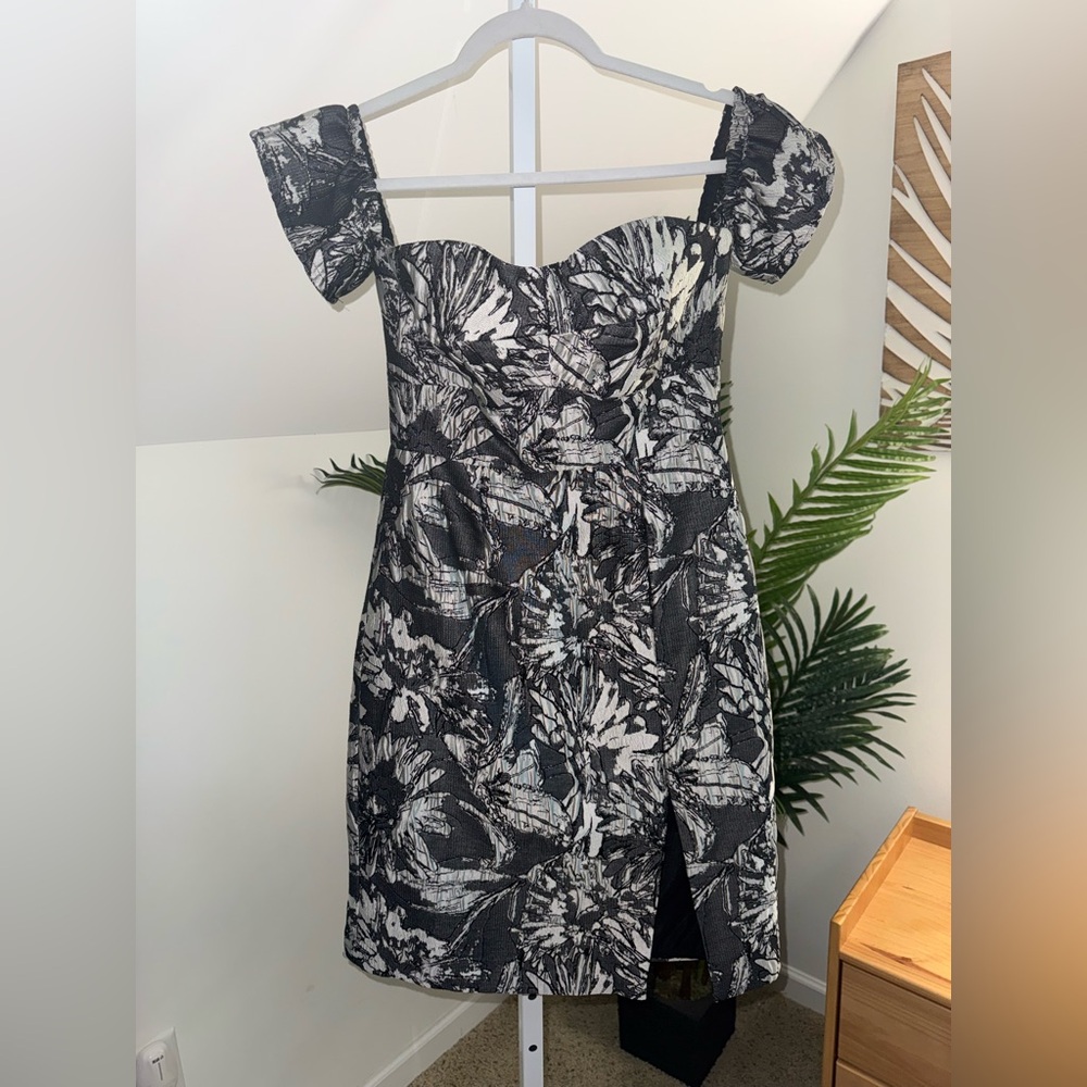 Hutch off the‎ shoulder mini dress 0